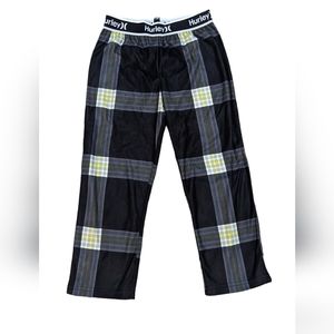 Hurley Pajama Pants Boys Size 6 Comfy Casual Preppy Plaid Loungewear  Grunge 90s